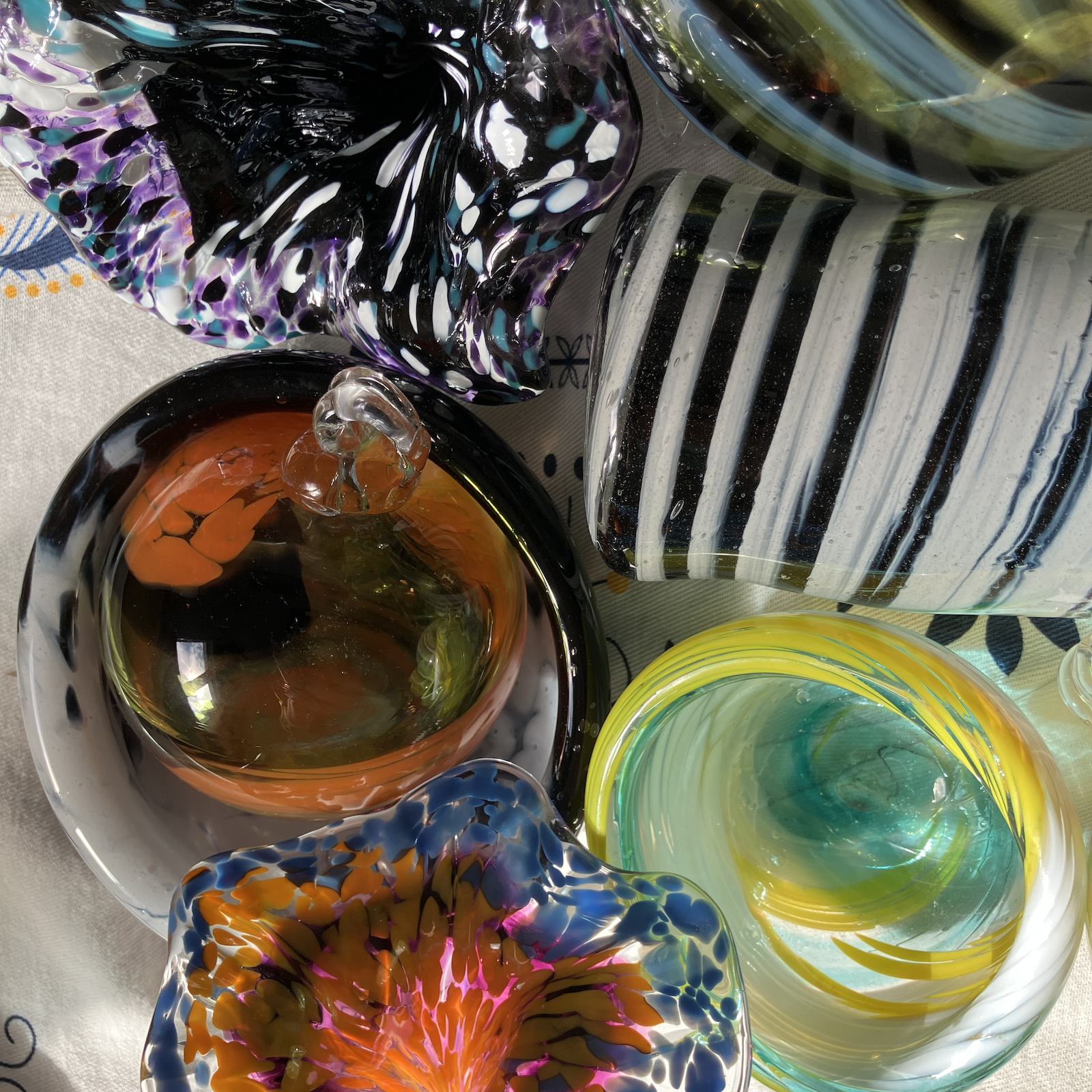 Photo of glass bobbles