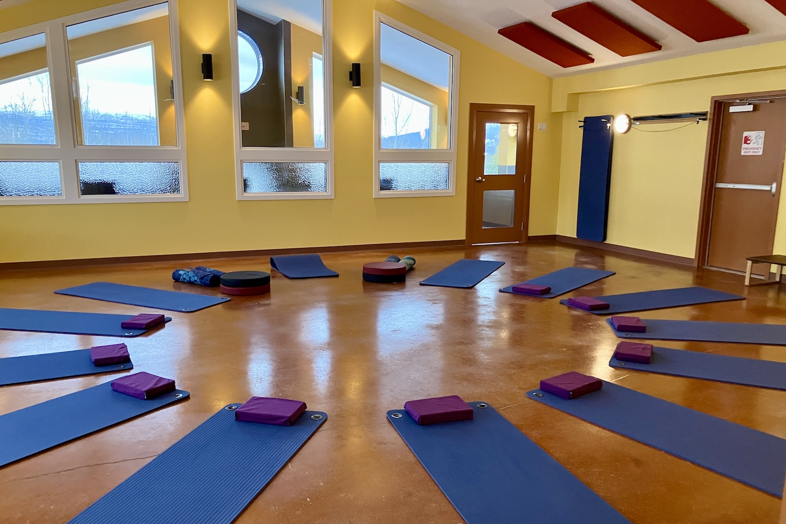 Photo of yoga room
